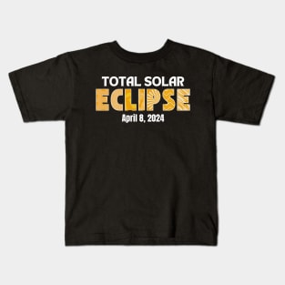 Total Solar Eclipse 2024 Kids T-Shirt